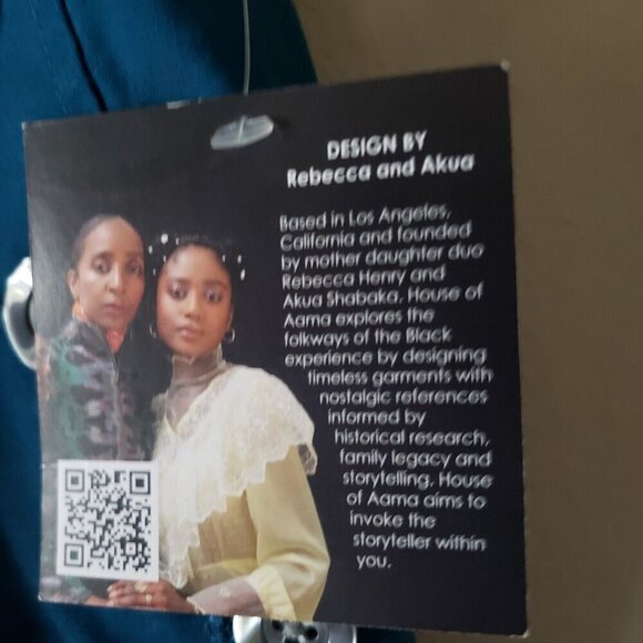 Women's House of Aama High Elastic Waist Pants Target BHM - Blue XXL - Picture 7 of 16